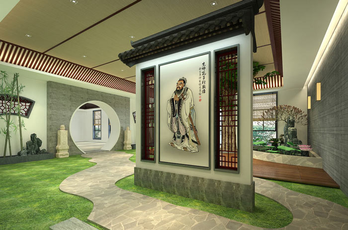 漢字書(shū)法培訓(xùn)機(jī)構(gòu)裝修設(shè)計(jì)-第2張圖片-上海古都建筑設(shè)計(jì)集團(tuán)