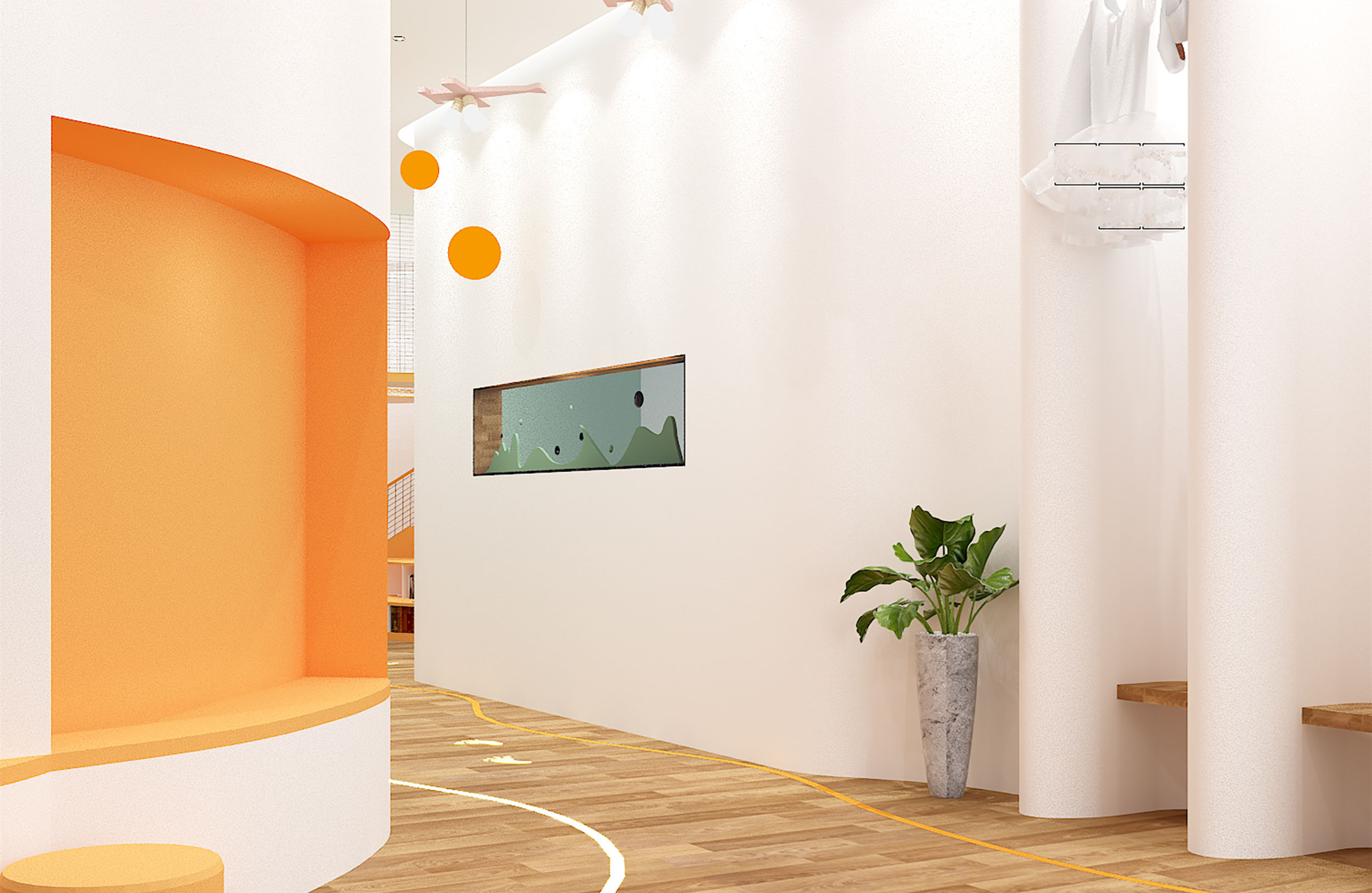 舞蹈培訓中心裝修設(shè)計-第3張圖片-上海古都建筑設(shè)計集團