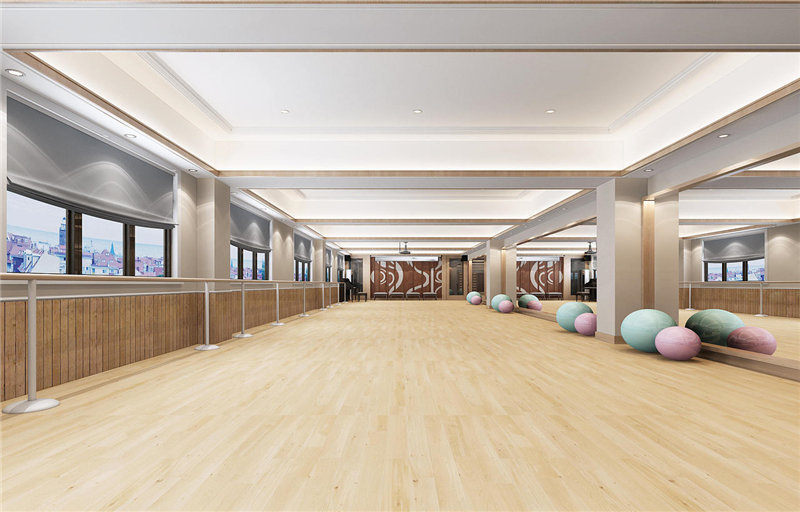 1600平米舞蹈室設(shè)計效果-第2張圖片-上海古都建筑設(shè)計集團