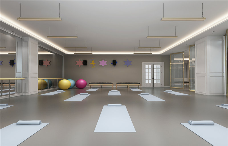 1600平米舞蹈室設(shè)計效果-第4張圖片-上海古都建筑設(shè)計集團