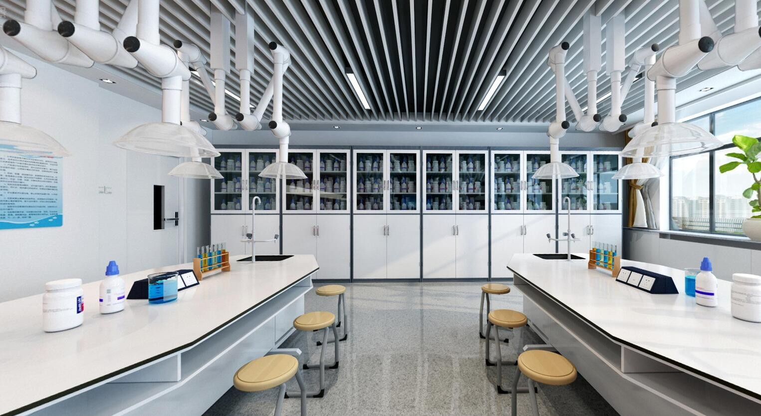 寶山1200平米制藥研發(fā)實驗室設(shè)計效果-第2張圖片-上海古都建筑設(shè)計集團(tuán)