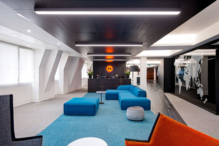 楊浦傳媒公司辦公空間設(shè)計布局效果-第2張圖片-上海古都建筑設(shè)計集團